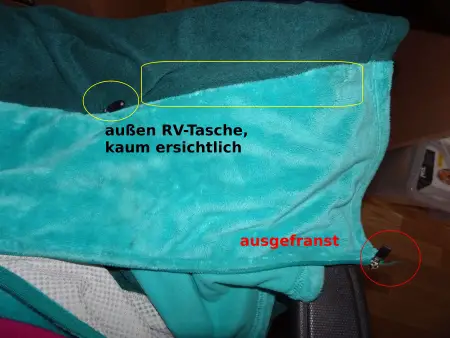 Tasche außen