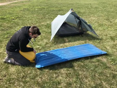 exped matte aufblasen